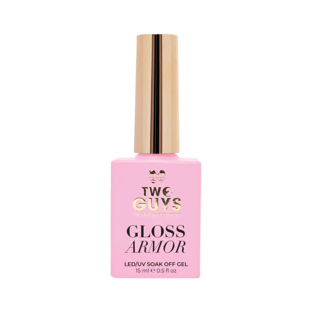 2Guys Nail GLOSS AMOR Non Stain & Non Wipe Top Coat 15mL - Gel Polish