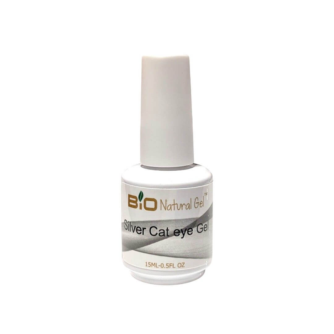 Bio Natural Cat Eye Gel Colour 15mL Silver - Gel Polish