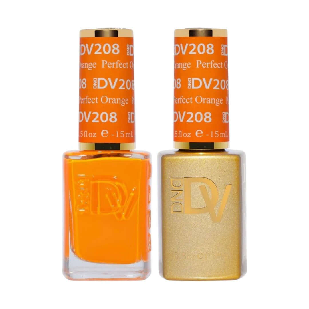 DND-Diva DV208 Perfect Orange Combo Nail Mall Canada