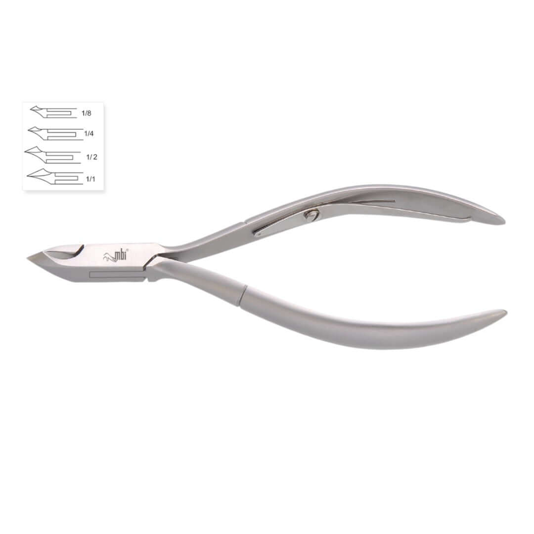 MBI-103 Cuticle Nipper Single Spring 1/4 Jaw Size 4' - The Express Beauty