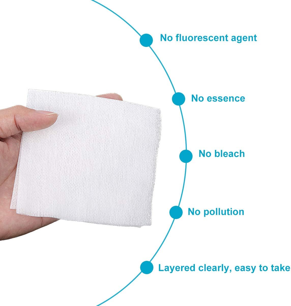 Silk B Non-Woven Sponges 4"x4" 4 Ply, 200pcs #CS444