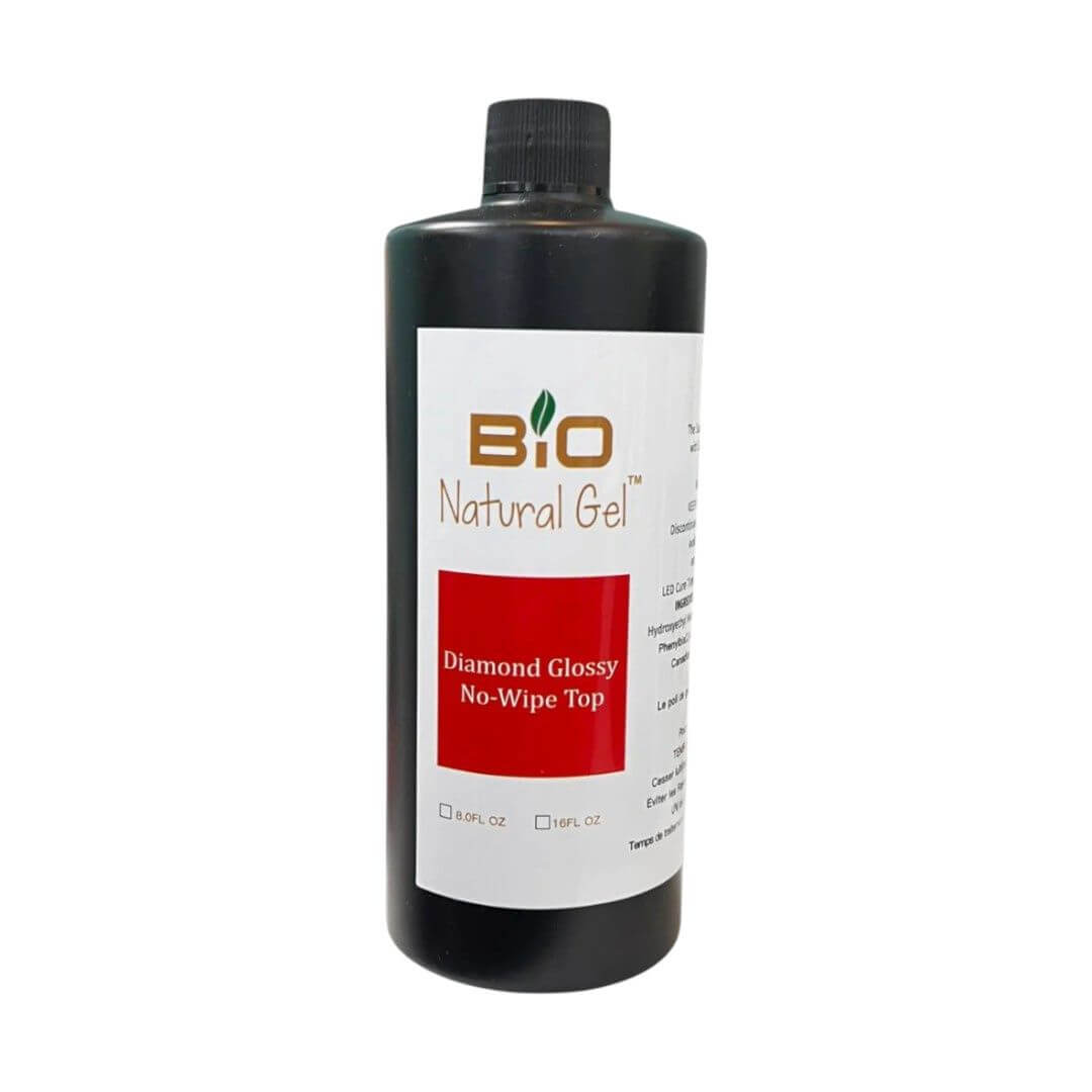 Bio Natural Diamond Glossy Top Coat 16oz - Gel Polish