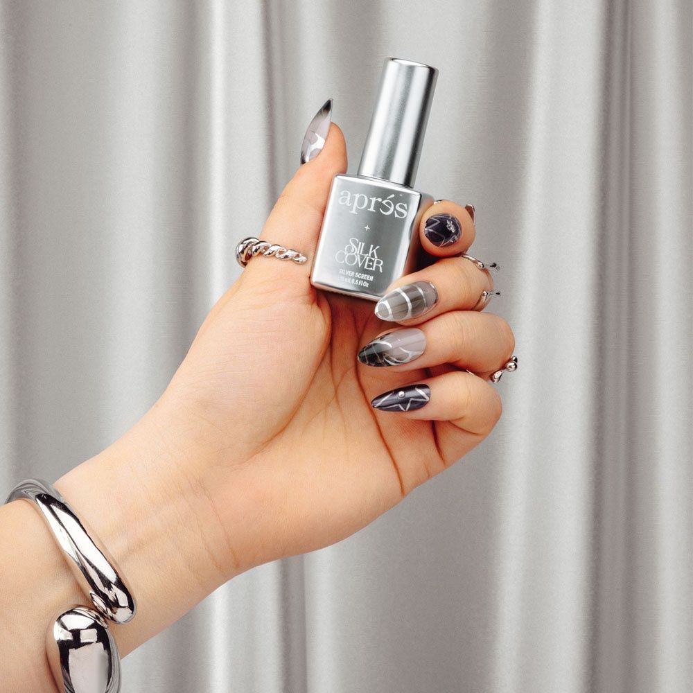 Apres Silk Cover Silver Screen #801 - Gel Polish