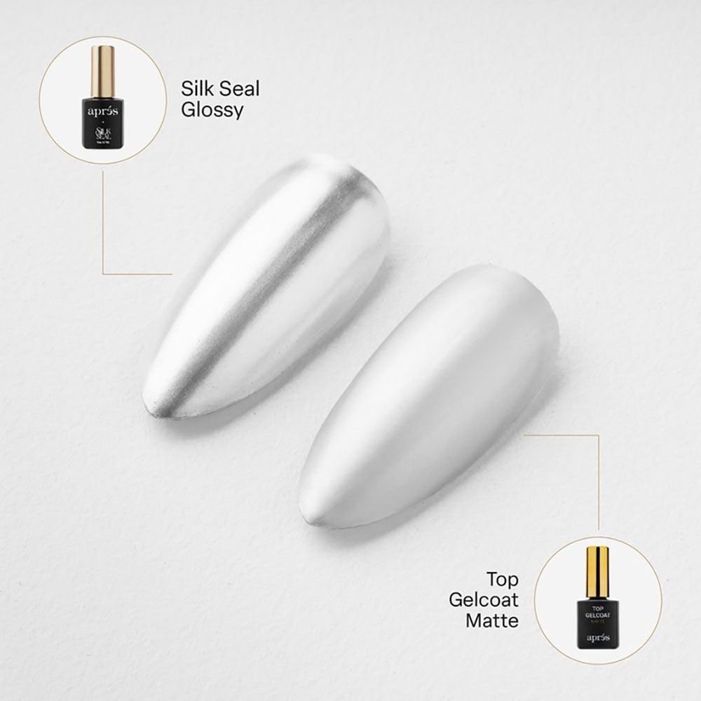 Apres Silk Cover Silver Screen #801 - Gel Polish