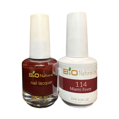 Bio Natural Gel & Nail Polish Combo {110-119}