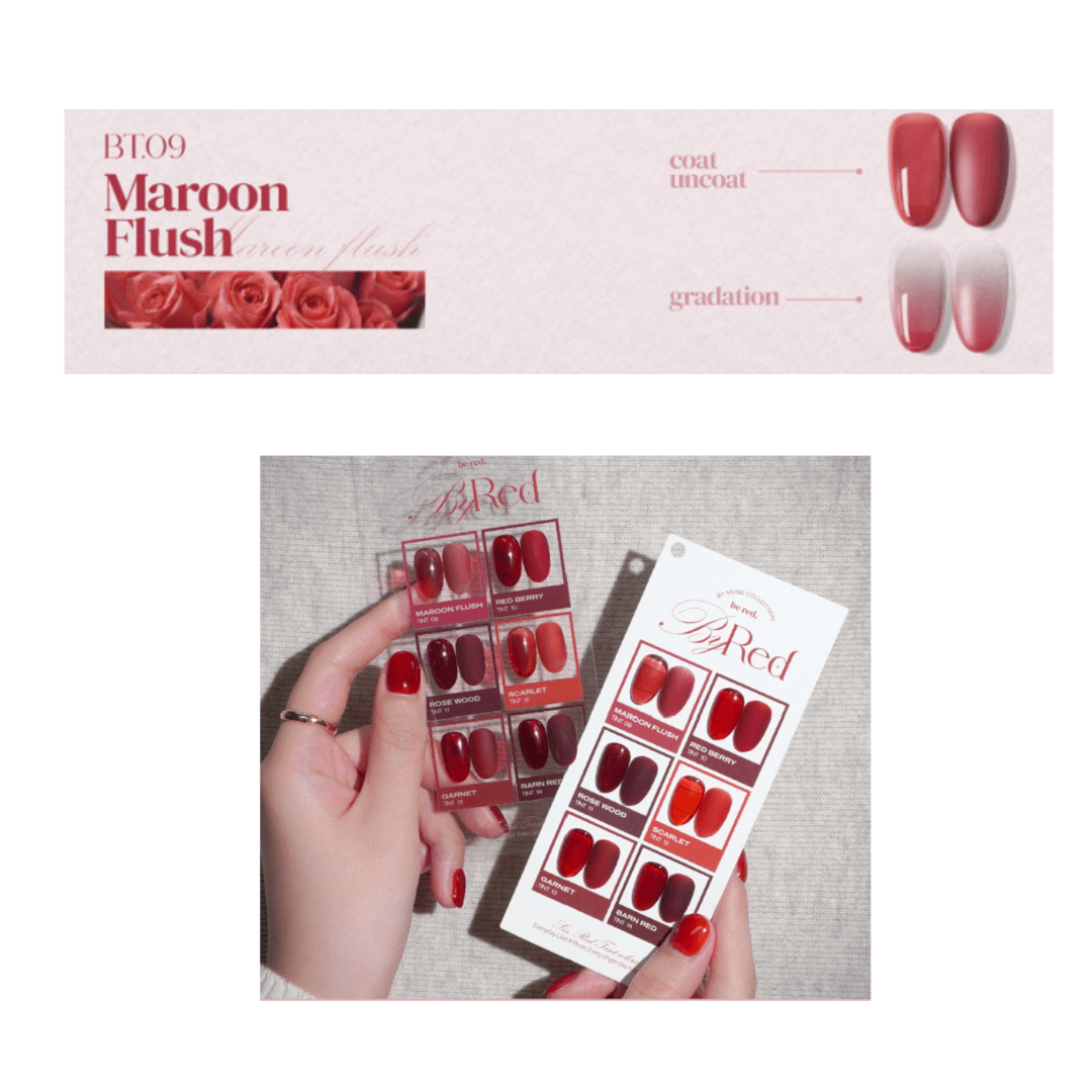 By Muse BT.09 Maroon Flush - Hema-Free Gel Polish