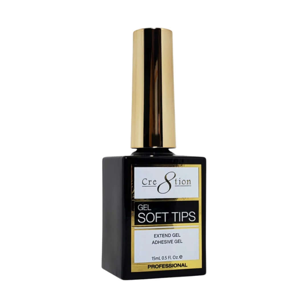 Cre8tion UV/LED Gel Soft Tips Extend Adhesive Gel 15mL