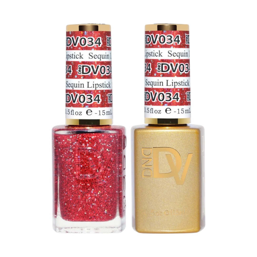 DND-Diva DV034 Sequin Lipstick Combo Nail Mall Canada