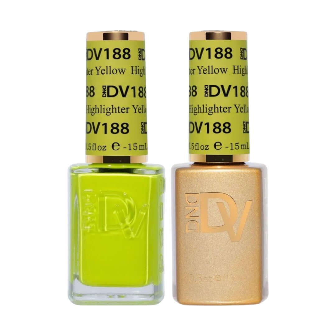 DND-Diva DV188 Highlighter Yellow Combo Nail Mall Canada