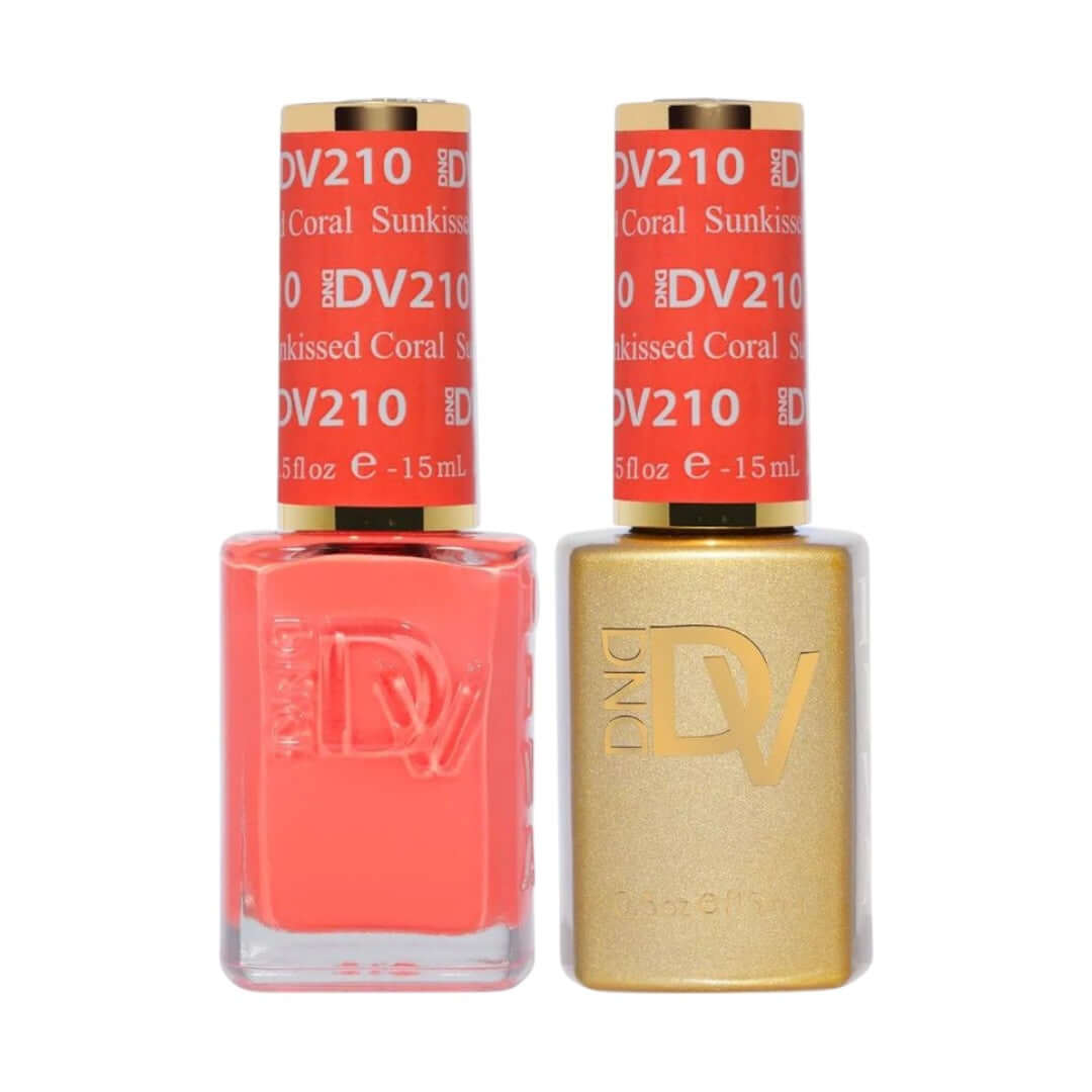 DND-Diva DV210 Sunkissed Coral Combo Nail Mall Canada