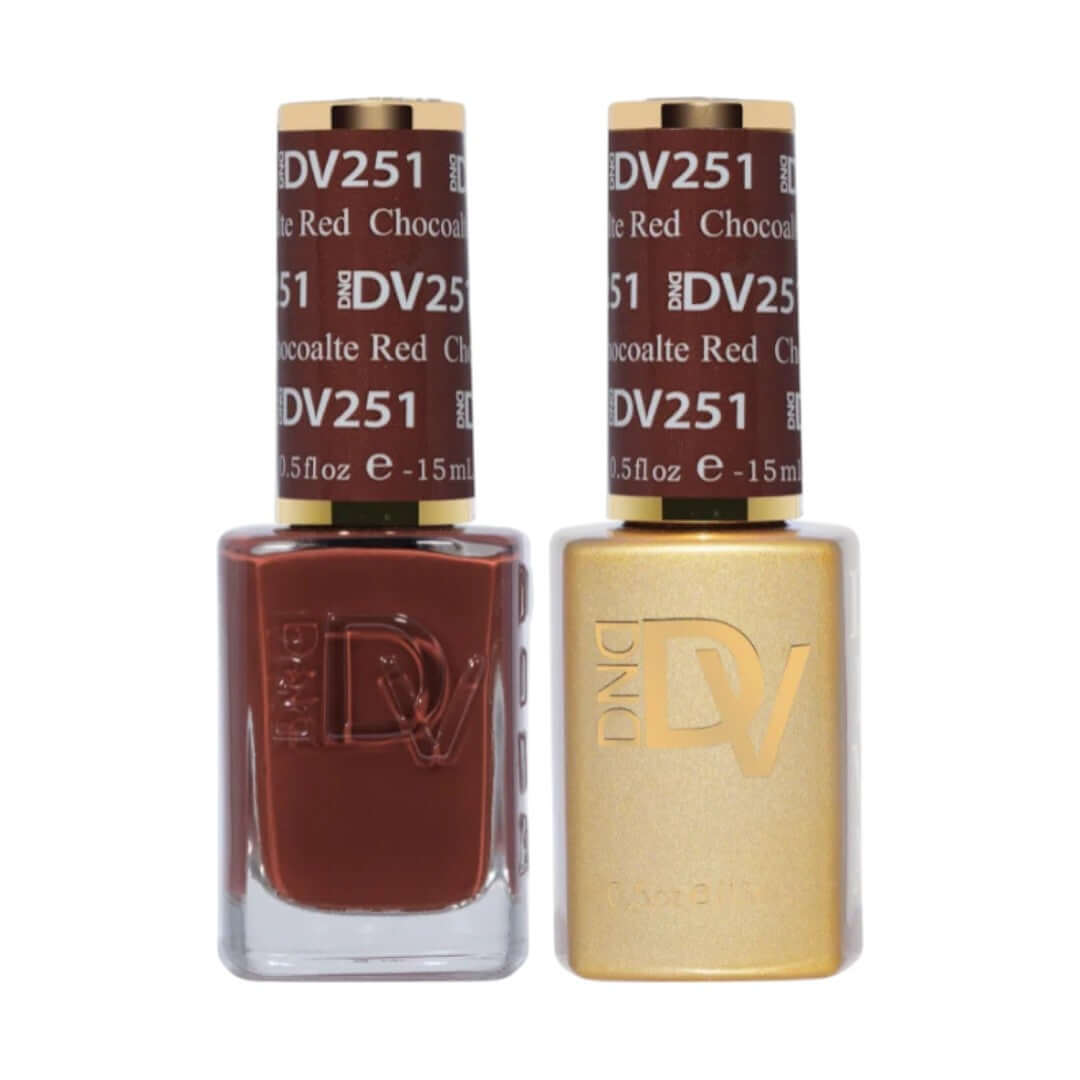 DND-Diva DV251 Chocolate Red Combo Nail Mall Canada