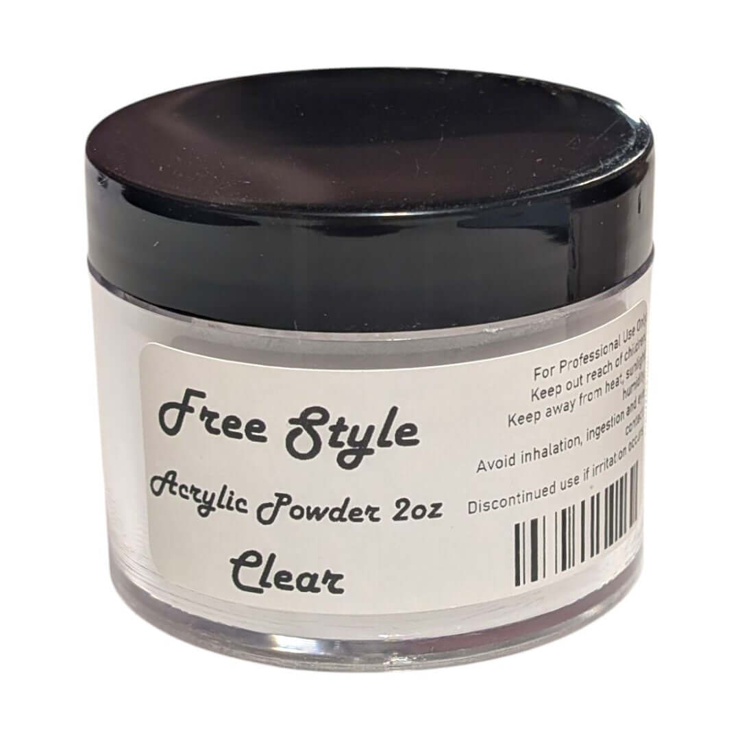 Free Style Acrylic Powder 2oz Clear