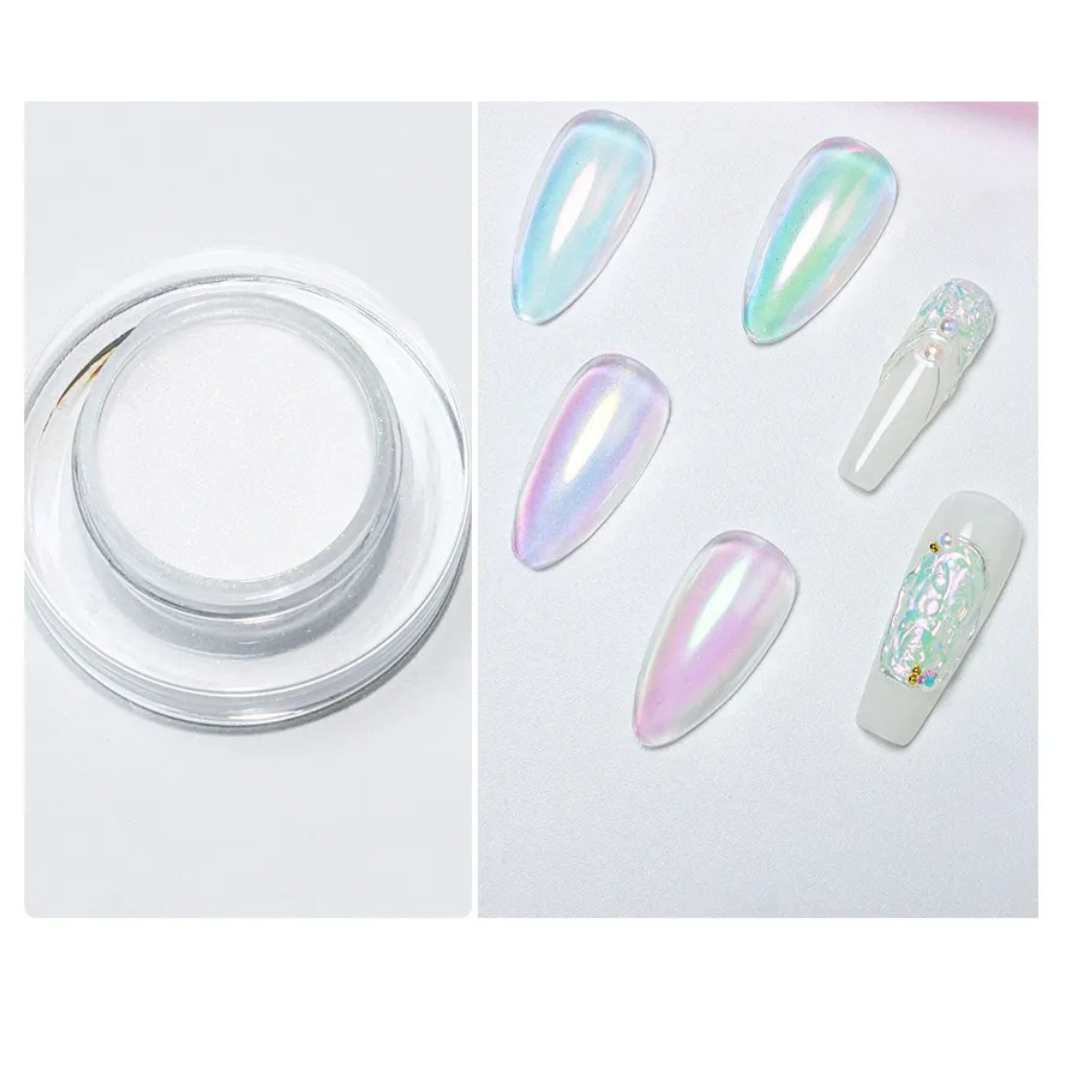 Free Style Nail Art Pigment #Moon 1 - Chrome Powder