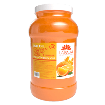 La Palm Hot Oil Sugar Scrub Bucket 1Gallon