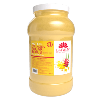 La Palm Hot Oil Sugar Scrub Bucket 1Gallon