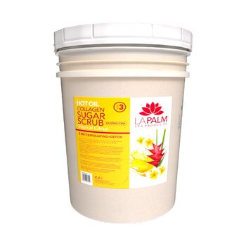 La Palm Hot Oil Sugar Scrub Bucket 5Gallon