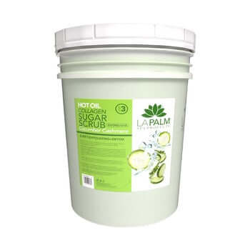 La Palm Hot Oil Sugar Scrub Bucket 5Gallon