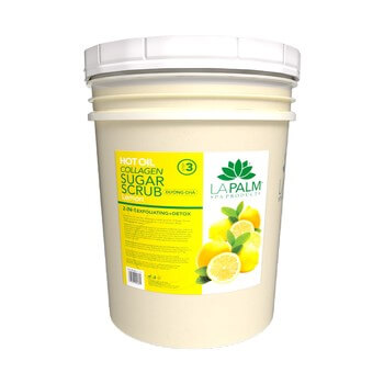 La Palm Hot Oil Sugar Scrub Bucket 5Gallon