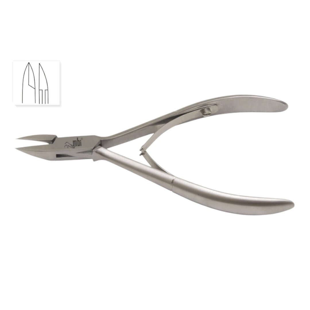MBI-212 Ingrown Nail Nipper Double Spring Flat Jaw Size 5' - The Express Beauty