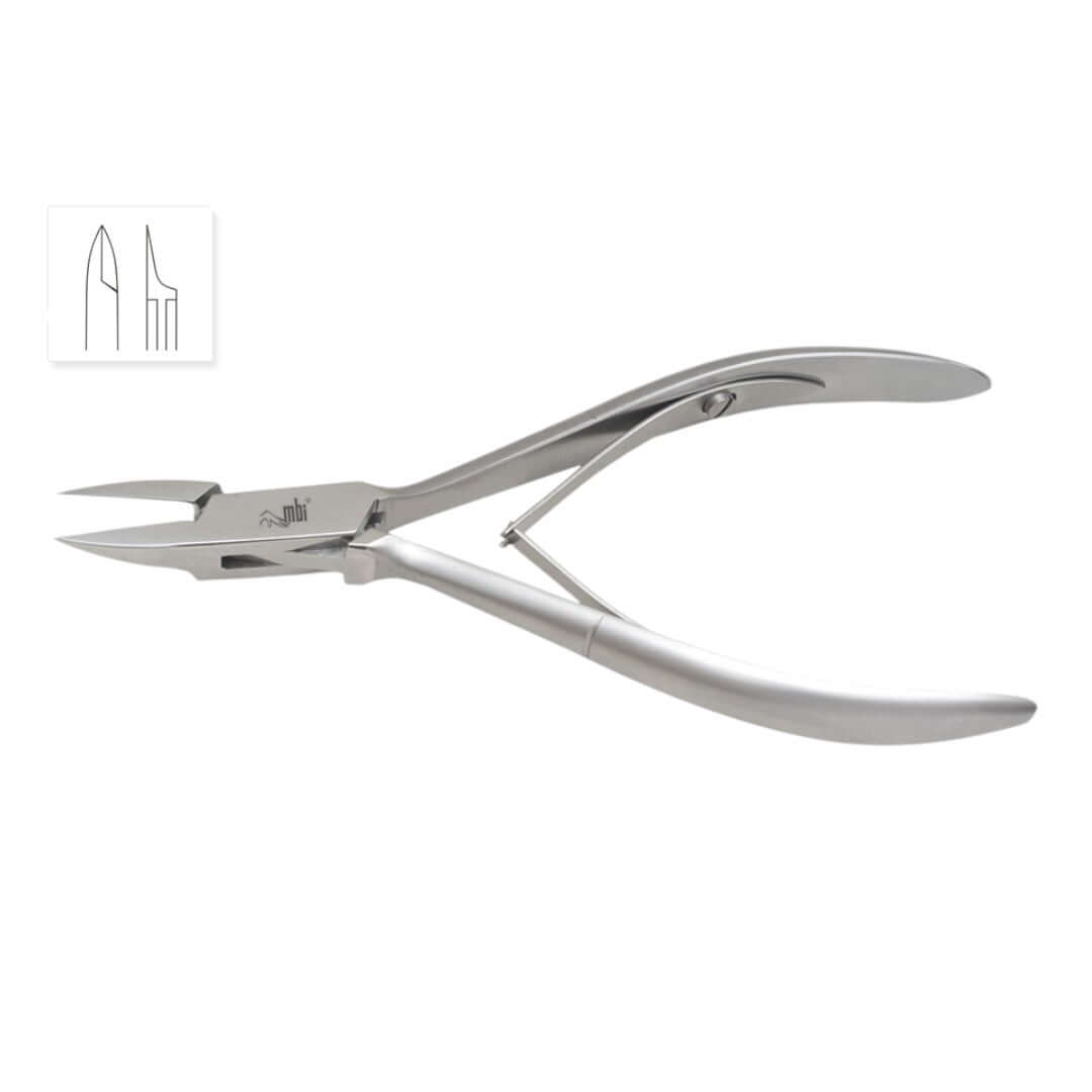 MBI-213 Ultra Fine Pointed Ingrown Nail Nipper Size 4' - The Express Beauty