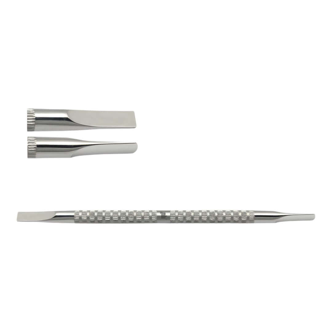 MBI-308 Flat Cuticle Pusher Double-Sided - The Express Beauty