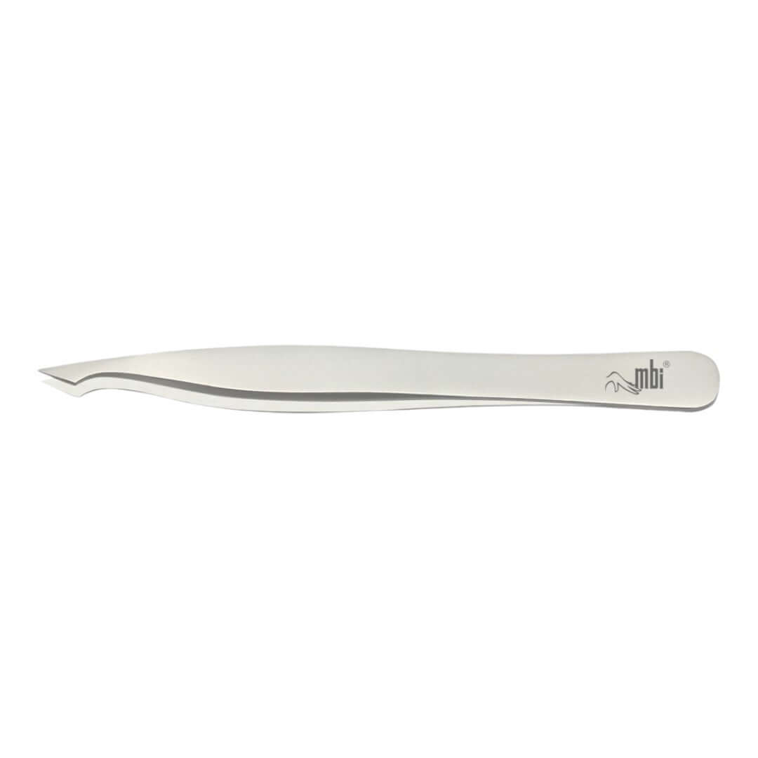 MBI-404 Eyebrow Tweezer for Single & Bulk Hair Size 4' - The Express Beauty