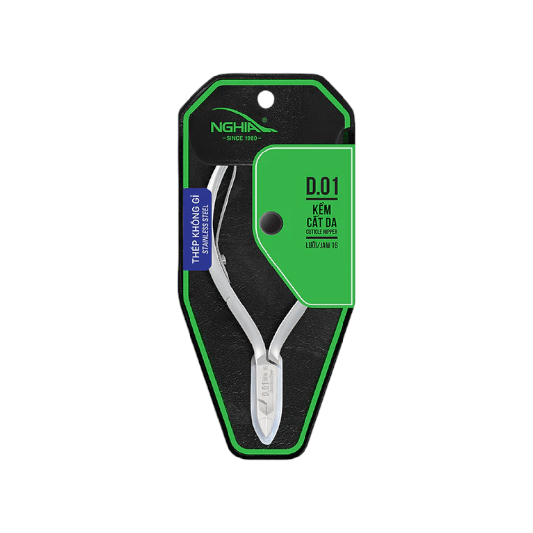 Nghia High Quality Stainless Steel Cuticle Nipper D01 - The Express Beauty
