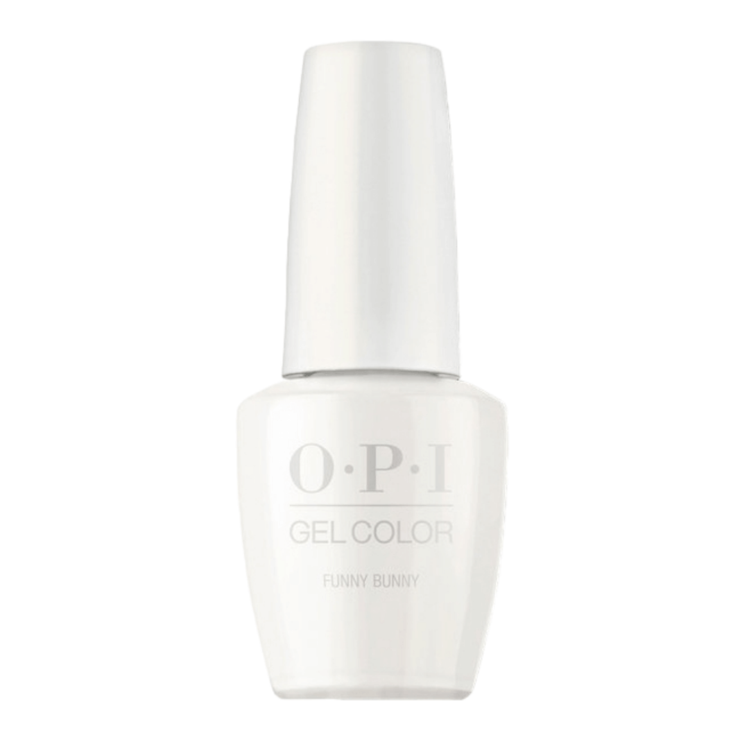 OPI Gel Nail Polish Funny Bunny GCH22 - American French, Soft White Color