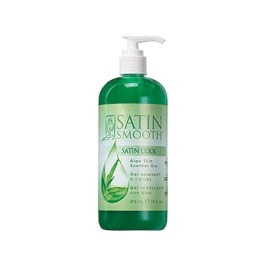 Satin Smooth Satin Cool Aloe Vera Skin Soother 16oz - The Express Beauty