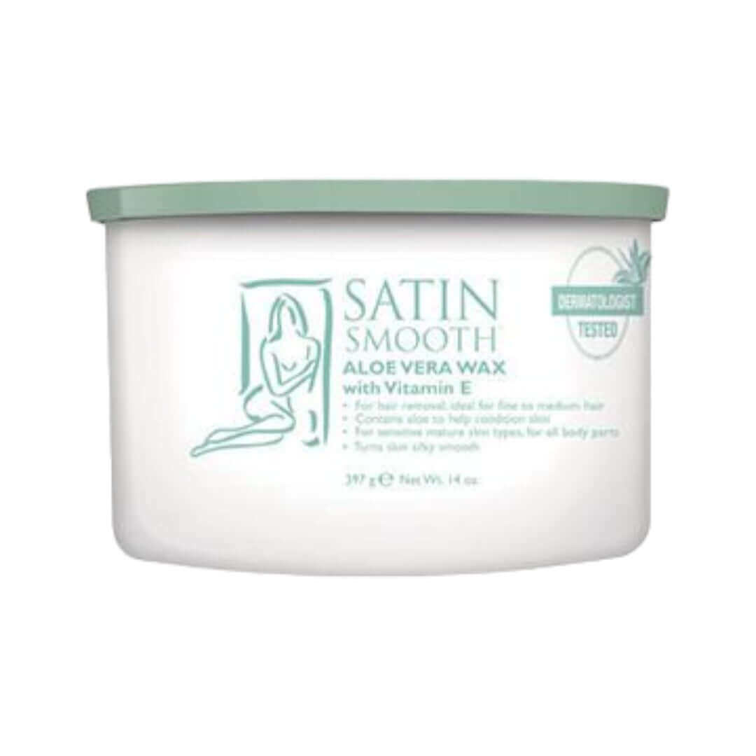 Satin Smooth Soft Wax 14oz - The Express Beauty | Aloe Vera