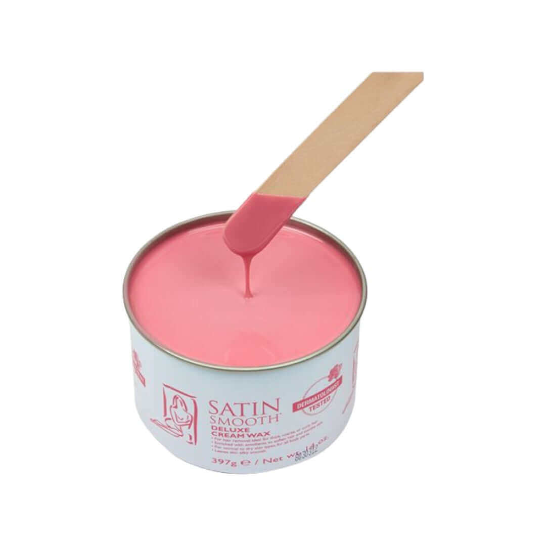Satin Smooth Soft Wax 14oz - The Express Beauty | Deluxe Cream