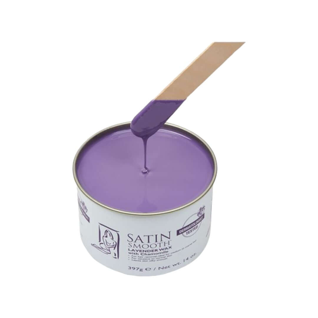 Satin Smooth Soft Wax 14oz - The Express Beauty | Lavender
