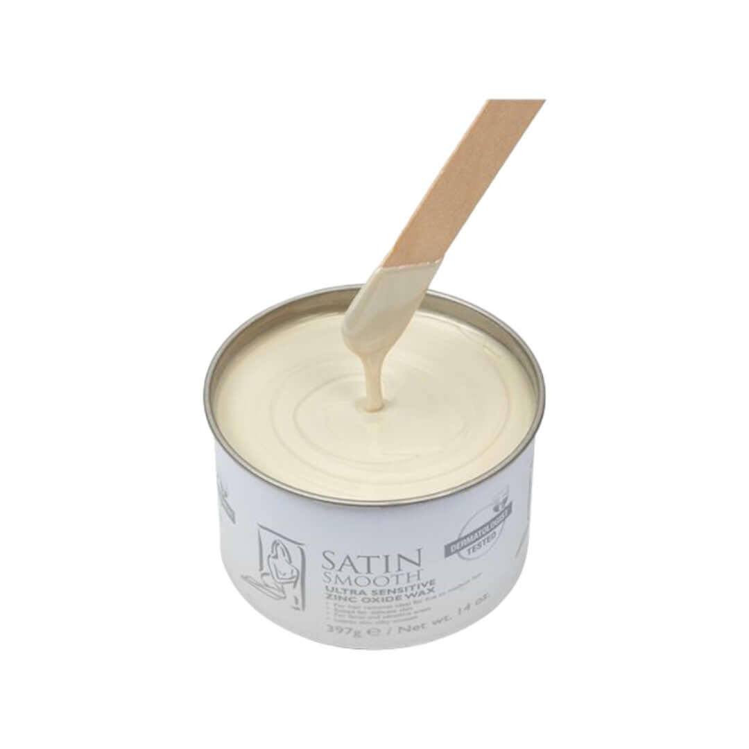 Satin Smooth Soft Wax 14oz - The Express Beauty | Ultra Sensitive Zinc Oxide