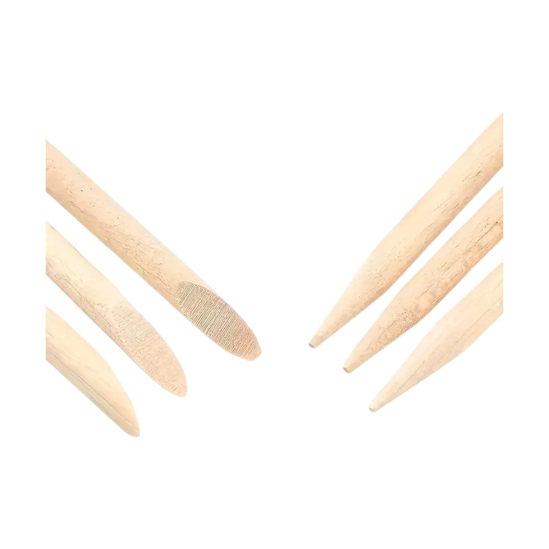 Silver Star Wooden Stick 90mm 100pcs