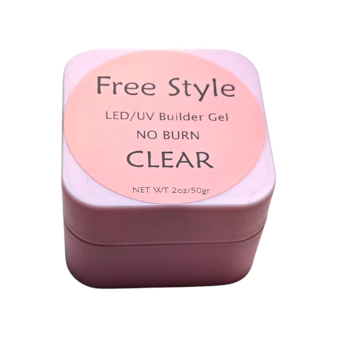 Free Style LED/UV Builder Gel Clear 2oz