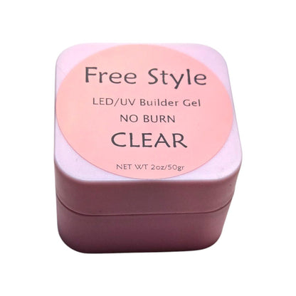 Free Style LED/UV Builder Gel Clear 2oz