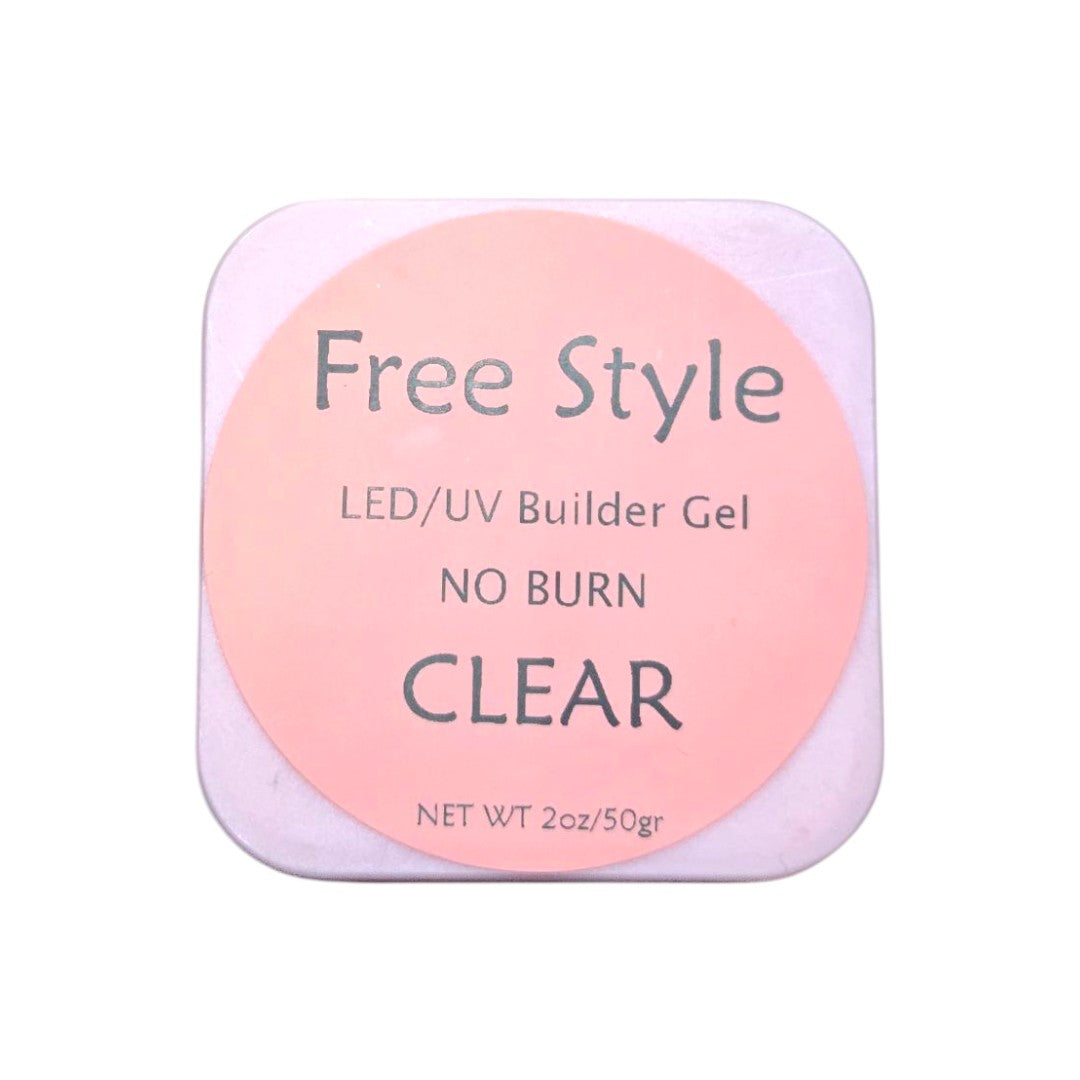 Free Style LED/UV Builder Gel Clear 2oz