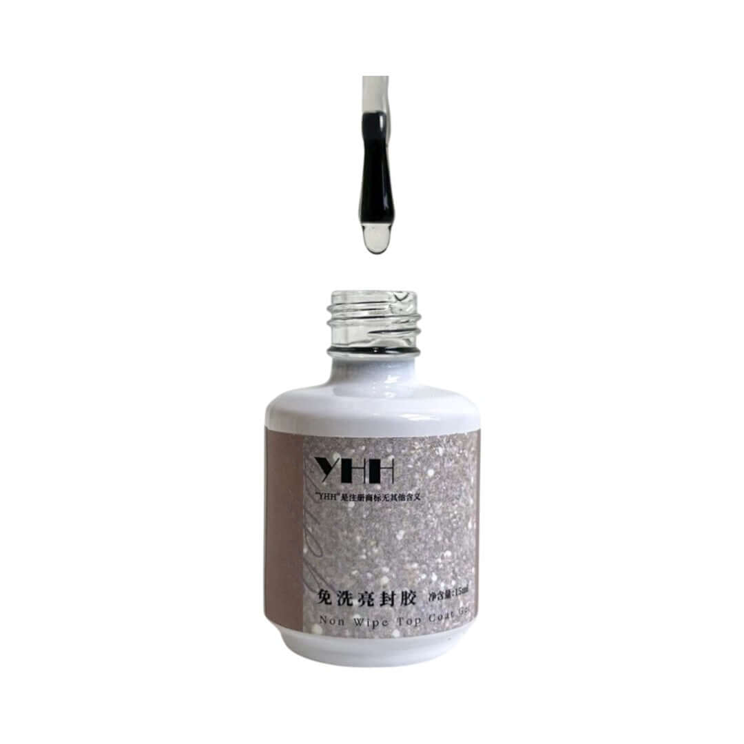 YHH Non Wipe Top Coat 15mL - Gel Polish