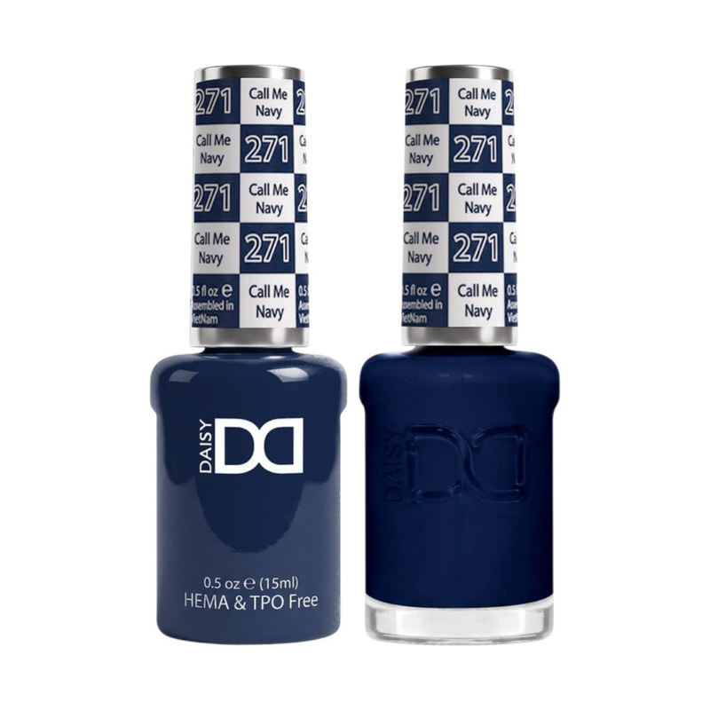 DND Call Me Navy #DND271 HEMA & TPO Free|Nail Mall Beauty Supply