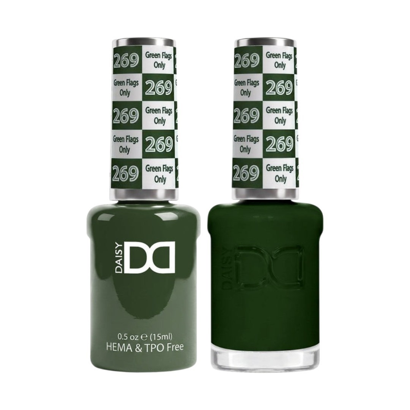DND Green Flags Only #DND269 HEMA & TPO Free|Nail Mall Beauty Supply