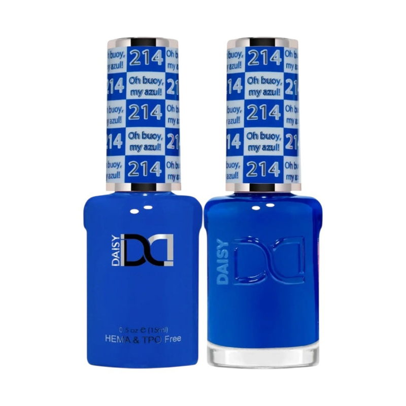 DND Oh Buoy, My Azul! #DND214 HEMA & TPO Free|Nail Mall Beauty Supply