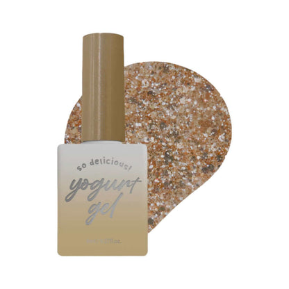 Yogurt Nail #Glitter 42 Chloe Gold - Gel Polish - The Express Beauty